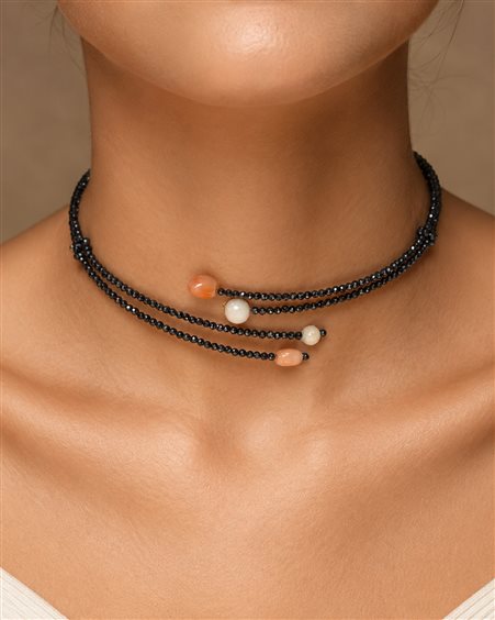 Necklace Rajola Woman in Semiprecious stones Corallo 54-497-4P - 54-497-4P